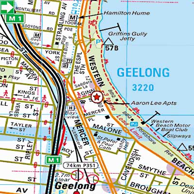 map of geelong victoria